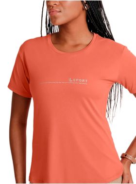 Camiseta Manga Curta Lupo Sport 77052-005 Feminina Proteção UV 50+ Poliamida T. P/XXG