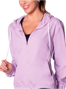 Jaqueta Corta Vento Selene Sport 22025.001 Feminina Poliéster T. P/GG