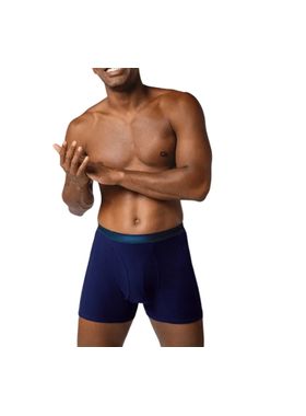 Cueca Boxer Lupo 00660-003 Masculina Com Abertura Canelada Algodão T. P/GG