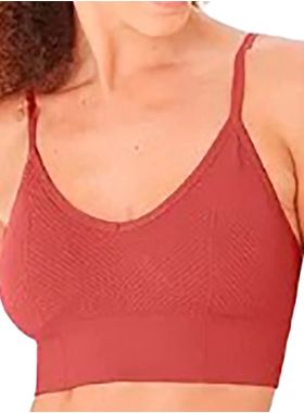 Top Enfim 1000126651 Feminino Active Alças Reguláveis Poliamida T. P/GG